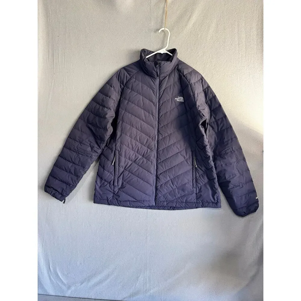 The North Face Jacket Womens Size XXL Blue 550 Down Puffer Quilted Winter - Picture 2 of 12